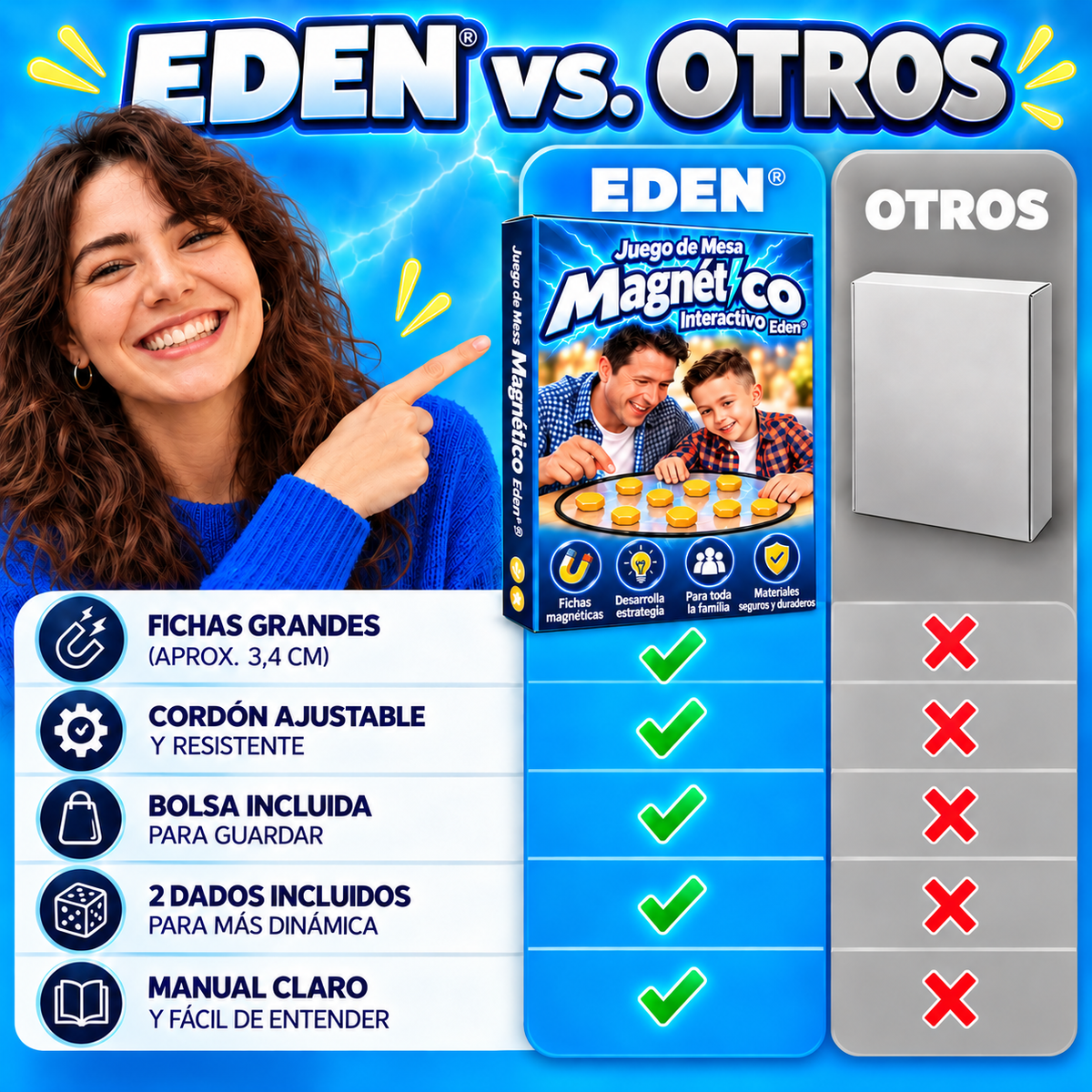 Ajedrez Magnético Eden®