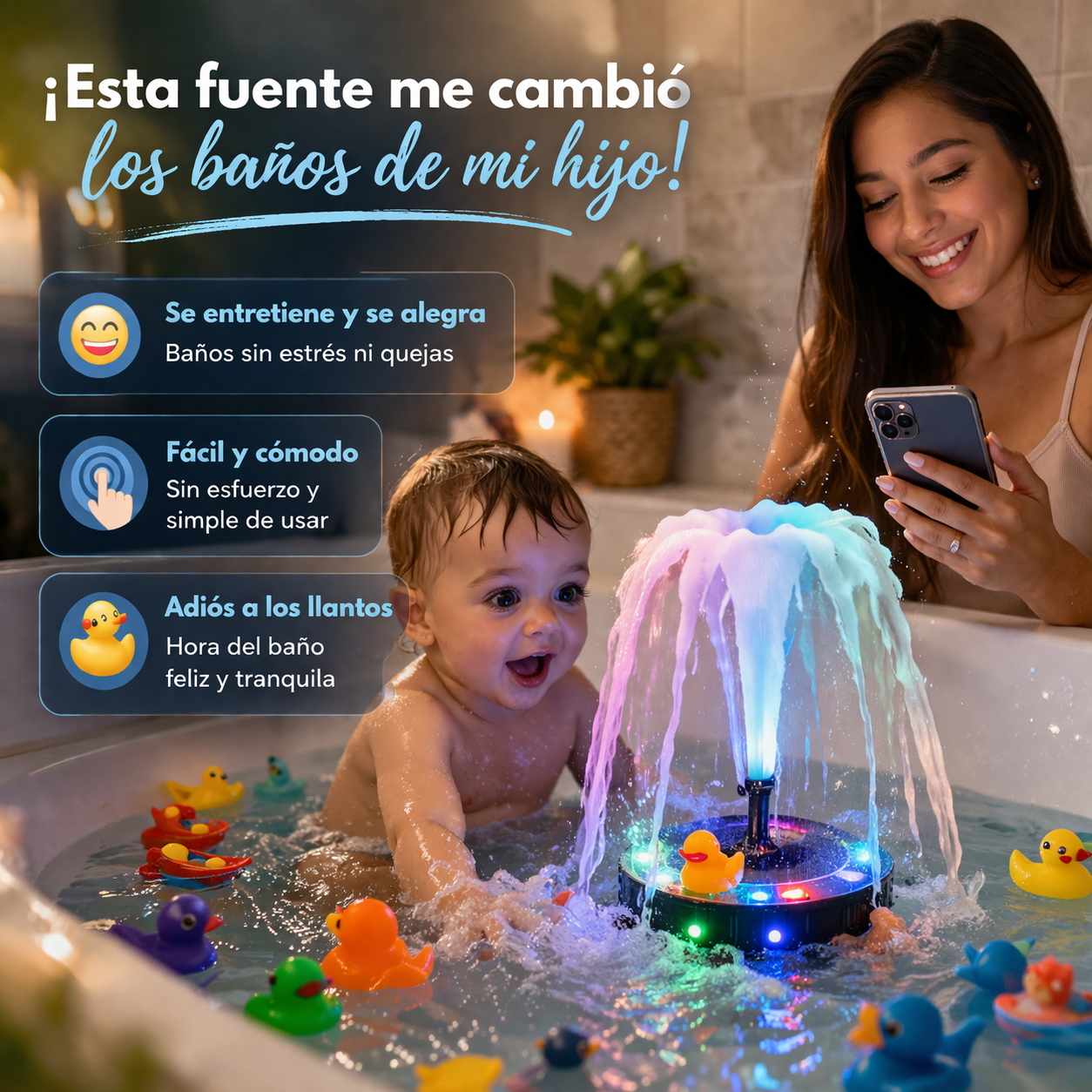 Fuente Solar Eden® 3.0 | Convierte tu Jardín en un Paraíso Vivo