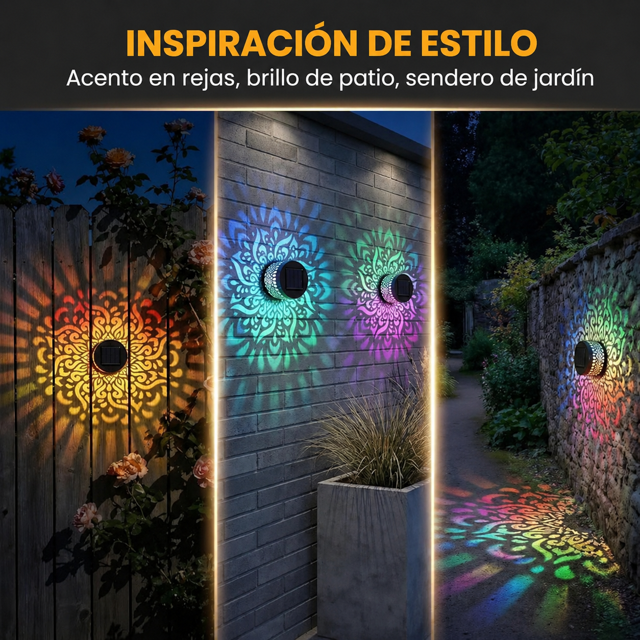 Mandala Solar Eden® 3.0 | Transforma tus Muros en Arte de Luz