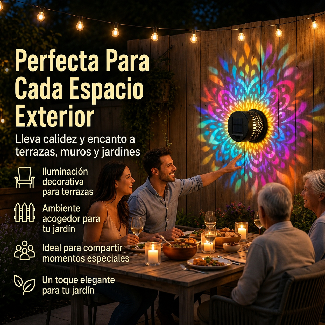 Mandala Solar Eden® 3.0 | Transforma tus Muros en Arte de Luz