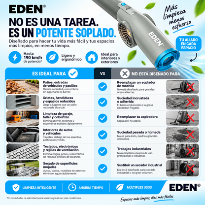 Soplador Inalámbrico EDEN®