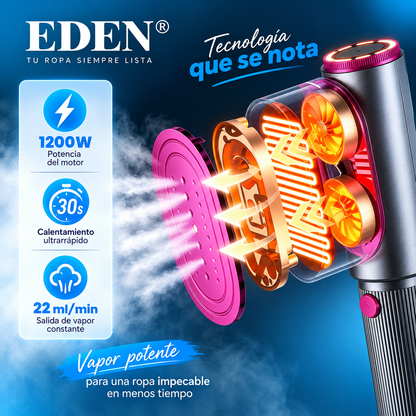Plancha de vapor portátil EDEN®