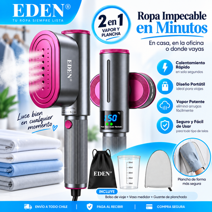 Plancha de vapor portátil EDEN®