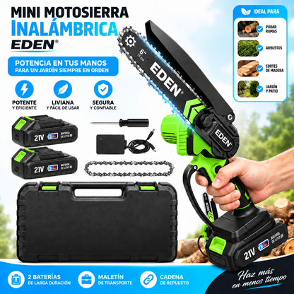 Mini motosierra inalámbrica EDEN®