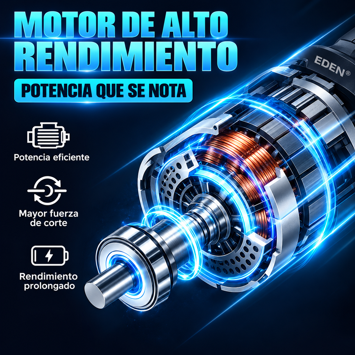 Mini motosierra inalámbrica EDEN®