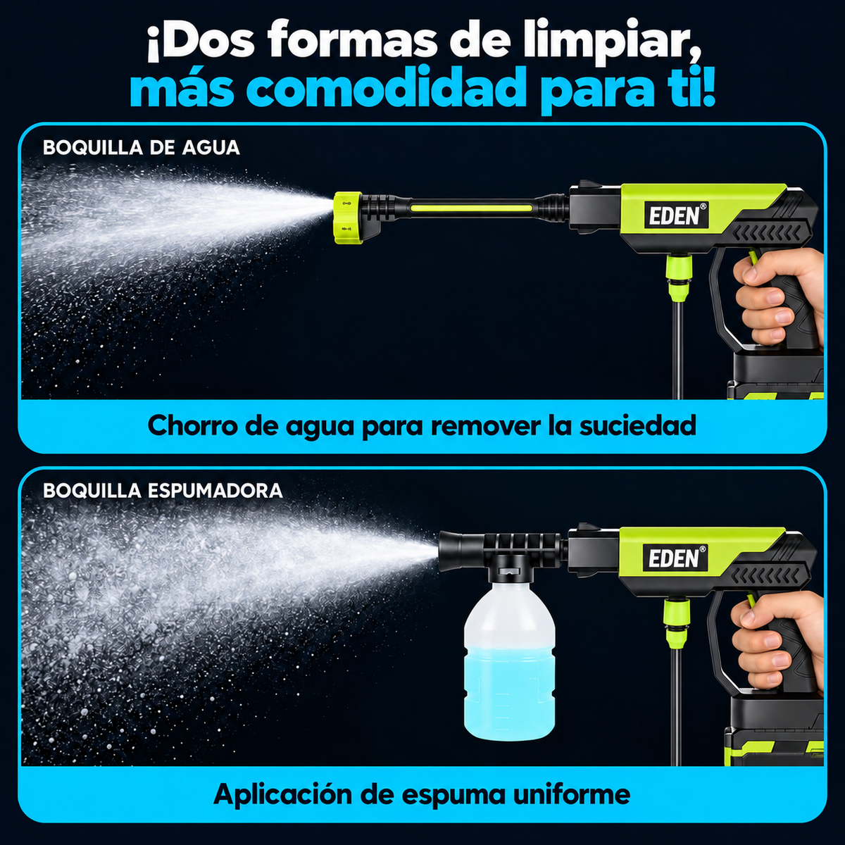 Hidrolavadora Inalámbrica EDEN®