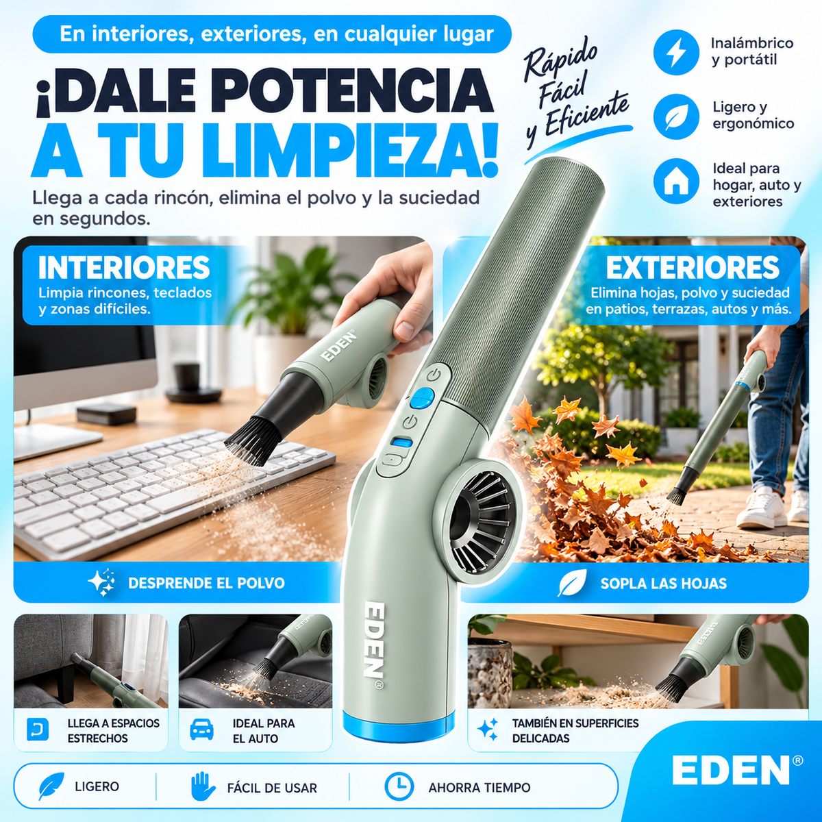 Soplador Inalámbrico EDEN®