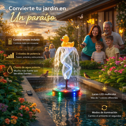 Fuente Solar Eden® 3.0 | Convierte tu Jardín en un Paraíso Vivo
