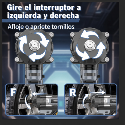 LLAVE DE IMPACTO MADEBUT™ 1.000Nm | INCLUYE 2 BATERÍAS DE REGALO 🎁